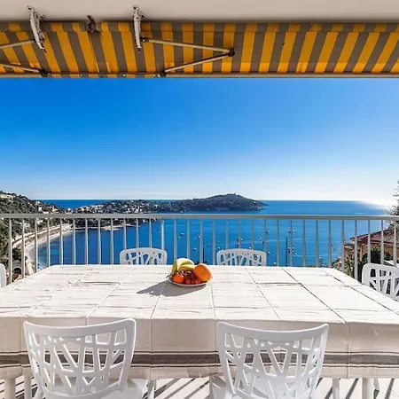 Sur Mer:appartement-villa, Vue Mer, Jardin, Parking. Apartment Villefranche-sur-Mer