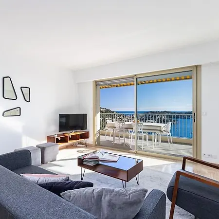 Sur Mer:appartement-villa, Vue Mer, Jardin, Parking. * Villefranche-sur-Mer