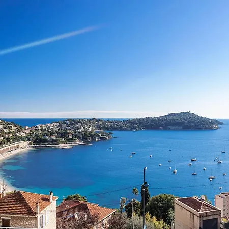 Sur Mer:appartement-villa, Vue Mer, Jardin, Parking. Villefranche-sur-Mer